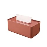 Tissue Box Tissue Box, Feuchttuchhalter, Feuchttuch-Aufbewahrungsbox, Tissue-Halter, Home-Servietten-Aufbewahrungsbox, Tissue-Halter (Color : Brown)