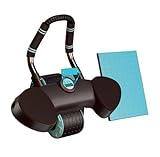 OUYUE Bauchtrainer Bauchroller Bauchmuskelrad Mit Automatischem Rückstoß, Hochleistungsrad, Bauchmuskelübung, Bauchmuskeltrainingsgerät Fitnessgeräte(Black)