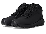 Columbia Newton Wander Herren-Wanderschuh aus Leder, Schwarz/Hai, 7.5 Wide