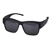 Polarisierte Überglässe Sonnenbrillen Für Frauen Männer Fahrer Brille Übergroß