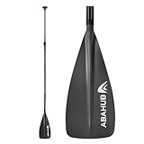 Abahub SUP Paddel Kinder Aluminium 140-178cm Verstellbare Einstellbare Stand Up Paddle für Paddleboard, Aluminiumlegierung Beschichtete Schaft Kunststoff Nylon Klinge Grau