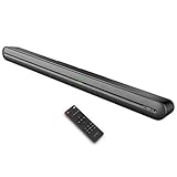 Heymell 150W Bluetooth Soundbar für TV Geräte ohne Subwoofer, Klare Stimme Kein Rauschen 6X Surround-Sound Lautsprecher Fernseher，HDMI eARC Optischer Aux Wandhalterung.