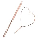Tragbarer Wimpernspiegel, Lash Tech Spiegel | Make-up-Spiegel für Wimpern in Herzform | Tragbare Wimpernverlängerung Zubehör Schminkspiegel für Wimpern für