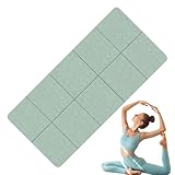 Reise-Yogamatte, rutschfest, faltbar, tragbar, für Zuhause, Yoga, dick, faltbar, Pilates-Bodenübung für drinnen und draußen, für Pilates, Workout, Fitness, Stretching