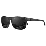 HENGOSEN Sonnenbrille Herren Damen Polarisiert Unisex Quadrat Sunglasses Leichte UV400 Schutz für Fahren