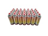 KM Firemaker 4 x, 8 x, 12 x, 16x, 28 x 227g Gaskartusche Butan Gas mit Ventil Bajonett Universal Butangas Brennstoffflaschen Campinggas für Gaskocher, Gasheizung Campinggeräte (Set, 16.0, Stück)