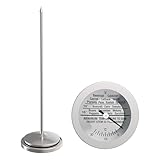 Edelstahl-Messsonde Bodenthermometer für Gartenpflanzen-Werkzeug, genaue Kompost-Bodentester, Temperaturüberwachung