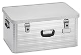 Enders Alubox TORONTO 80 L - Aluminiumbox mit 1 mm Wandstärke, extra stabil, spritzwasser und staubdicht, stapelbar, inklusive Hangtag, Kunststoffgriffe,Transportbox, Lagerbox, Werkzeugkiste #3900