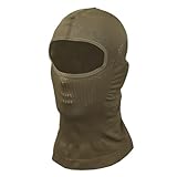 Fahrradhaube, Gesichts-Sonnenschutz, Mütze, 49,8 cm, Ski, Motorrad, UV-Schutz, kühlender Halstuch, atmungsaktiv, Snowboard-Schal, ideal für Damen und Herren, Schwarz/Braun, braun