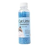 FIGGRITID 300 G Kätzchen-Toilettenreinigung, Katzenstreu-Deodorant-Perle, Artefakt-Haustiergeruch, Aktivkohle Absorbiert, Katzensand-Gestank-B, Langlebig, Einfach zu Verwenden