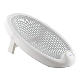 baby-walz Badewannensitz grey - Rutschfest - faltbar zur einfachen Aufbewahrung - rutschfest - für Neugeborene 0-8 Monate - Made in Italy