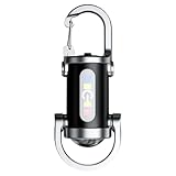 GMTEO Superhelle Mini-Schlüsselanhänger-Taschenlampe Wasserdicht, Keychain Flashlight Charger, LED Mini Taschenlampe Schlüsselanhänger Taschenlampe USB Aufladbar für Outdoor, Camping (1 stück)