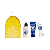 L'OCCITANE - Weihnachtsset Karité-Häuschen – Duschcreme, Ultra-Reichhaltige Körpercreme und Handcreme – In Frankreich hergestellt