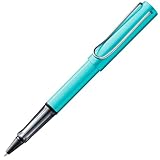 Lamy AL-star turmaline Tintenroller - leichter Stift mit transparenten, ergonomischen Griff & Strichbreite M - Gehäuse aus Aluminium – mit Tintenrollermine M 63 Strichbreite M in schwarz