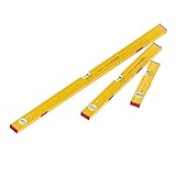 STABILA Wasserwaage im Set - PRIME 80 ASM - 3-teiliges Wasserwaagen Set magnetisch: 100 cm / 60 cm / 30 cm, integrierte Rutsch-Stopper mit Horizontal & Vertikal Libelle, Made in Germany