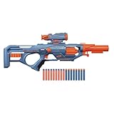Nerf Elite 2.0 Eaglepoint RD-8 Blaster, 8-Dart Trommel, abnehmbares Fernrohr und Abnehmbarer Lauf, mit 16 Nerf Darts und Bolzen, 27 Meter Schussweite, für Jungen und Mädchen