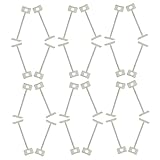 NUOBESTY 200Stücke Tile Leveling Spacers Steel Pins For Precision Floor And Wall Tiling Reusable Tile Leveling System Essential For Ceramic And Stone Installation