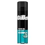 Gillette Classic Sensitive Bartpflege Rasiergel Männer (200 ml), für empfindliche Haut, Geschenk für Männer
