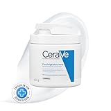 CeraVe Feuchtigkeitscreme für Körper und Gesicht, Mit Pumpspender, Creme für trockene bis sehr trockene Haut, Mit Hyaluron und 3 essenziellen Ceramiden, 454 g