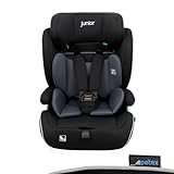 PETEX Auto-Kindersitz mit ISOFIX - Supreme Plus i-Size Norm nach ECE R129 für Kinder von ca. 76-150 cm, höhenverstellbarer Kinderautositz in schwarz, 1 Stück