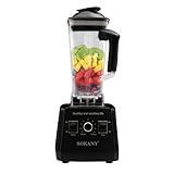 Standmixer, 5000W Hochleistungsmixer, 9 Geschwindigkeitsstufen, Kapazität 2L, Multifunktional Smoothie Maker für Säften, Kaffee