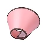 BESPORTBLE 1Stk Elisabeth Kragen Haustierkegel schützend Wurmkur Lecken Welpe hundekragen hundehalstuch Katzen Dog Collars Haustier-Schutzkragen Kegelhalsband für Katzen Harz Rosa