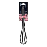 Chef Aid Nylon-Schneebesen, BPA-freies Küchenutensil für Antihaft-Pfannen, Schwarz