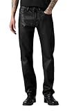 Levi's - Herren Jeans 501 Original mit Webkante, Schwarz , 27