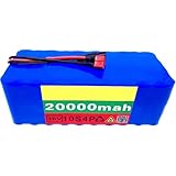 Ebike Batterie 36V 20Ah 10S4P Lithium-Ionen-Akku Elektrofahrräder, Eingebauter BMS+Schnellladegerät, Für Roller Klappräder Elektrofahrräder Batterie XT60
