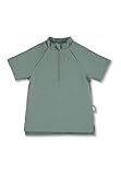 Sterntaler Unisex Badeshirt Uni Kurzarm-Schwimmshirt, Mattgrün, 110 EU