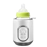 Flaschenwärmer Baby Fläschchenwärmer 8-in-1 Babykostwärmer für Muttermilch oder Milchnahrung, Babyflaschenwärmer mit Intelligenter Temperaturregelung für alle Babyflaschen