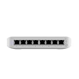Switch 8 GbE L2 mit PoE, UniFi-Management, ideal für kleine und mittlere Netzwerke, Integration von Geräten und Erweiterung der Konnektivität.