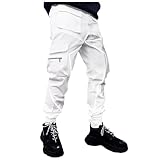 Generisch Schnittschutzhose Herren, Arbeitshosen Mann Stretch Casual Atmungsaktiv Wanderhose - Baumwolle Jagdhose Latzhose Cargohose Outdoor Trekkinghose Baggy Lang Arbeitskleidung