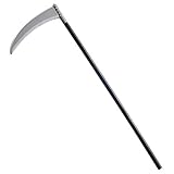 W WIDMANN MILANO Party Fashion 5302S - Sense, circa 102 cm, Stab mit Sichel, Waffe, Grim Reaper, Sensenmann, Accessoire, Zubehör, Mottoparty, Karneval