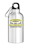 Jede Generation revoltiert gegen den Slogan ihres Vaters, Touristen-Wasserflasche, Silber