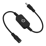 SHINEOFI 1 Stück Dimmschalter berühren Nützlicher Dimmer praktischer Controller für LED schreibtischlampe led LED-Streifen-Dimmerschalter Dimmer Lichtschalter Plastik Black