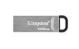 Kingston DataTraveler Kyson USB 3.2 Gen 1 USB-Stick 128GB - Mit stilvollem, kappenlosem Metallgehäuse