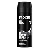Axe Bodyspray Black Deo ohne Aluminium sorgt 48 Stunden lang für effektiven Schutz vor Körpergeruch 150 ml