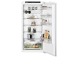 SIEMENS KI41RVFE0 iQ300 Einbau-Kühlschrank, 122,5 x 56 cm Nische, Flachscharnier, 204 L, LED-Beleuchtung gleichmäßige Ausleuchtung, freshBox für knackiges Obst und Gemüse