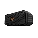 Klipsch, Nashville, Tragbarer Bluetooth-Lautsprecher, IP67-Standard, Wasser- und staubabweisend, 24 Stunden Akkulaufzeit, Bluetooth 5.3, Verstellbarer und Abnehmbarer Tragegurt, Schwarz.