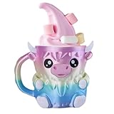 Nhujevkom Eisbecher Schottisches Hochlandrind Dessert,473 Ml Highland Cow Ice Pint Holder, Eiscreme Pint Halter,Anti Freeze Hände Eisbecher Wiederverwendbarer Eiscreme Hülle Für Dessert
