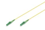 DIGITUS DK-2933-15-APC-SX – Glasfaserkabel OS2 – 15 m – LC/(APC) zu LC/(APC) – Simplex LWL Kabel – FTTH, FTTB & FTTx – SM Singlemode Glasfaser LAN Kabel – Fasertyp: 9/125 µ – Gelb (Yellow)