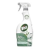 Viss Cleanboost Allzweckreiniger Spray Multi-Flächen Reinigungsmittel 2in1 reinigt + desinfiziert Reiniger entfernt 99,9% der Bakterien und behüllten Viren* 750 ml 1 Stück