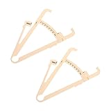 HOLIDYOYO 2Stücke Handheld Körperfettmessgerät Teiliges Präzises Messband Tool Zur Hautfaltendickemessung Für Männer Für Fitness Und Gewichtsverlust Und Tragbar