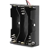 CO Batteriehalter LR3 AAA, Batteriehalter LR3, Box für LR3-Batterien, inklusive 200 mm Kabel, Gesamtspannung 4,5 V (1,5 V pro Batterie), Länge 5,2 cm, geeignet für 3 LR3 AAA (FR3, HR3, LR3) Batterien