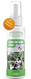 Adema Nutrition® Läuse und Flöhe Spray für Hunde und Katzen mit Sofortwirkung – hochwirksam für Ihr Haustier – Anti Laus & Floh Sprühflasche 100 ml – Ungezieferspray – Insekten Abwehr