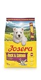 JOSERA Mini Junior Ente & Lachs (1 x 3 kg) | Premium Trockenfutter für wachsende Hunde bis 10 kg ab der 6. Woche | Welpenfutter zur optimalen Entwicklung | kleine Kroketten | glutenfrei |1er Pack