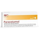 apodiscounter Paracetamol 500 mg Tabletten | 20 Stück | Schmerzmittel & Fiebermittel | Schnell wirksam & gut verträglich | Kopfschmerzen, Zahnschmerzen & Erkältung