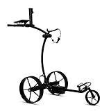 tour made RT-650S Golftrolley Elektrisch I Dual Motor I Lithium Akku I 27-36 Loch I Golf Elektrotrolley I Deutsche Markenqualität (630S-black-black)