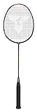 Talbot-Torro Unisex – Erwachsene Badmintonschläger Arrowspeed 399, 100% Graphit, One Piece Bauweise, 439883, Orange-Schwarz, Size